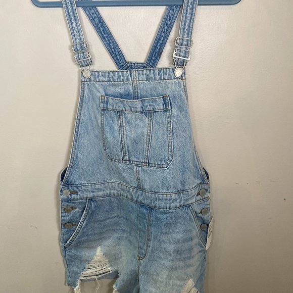 NWT Mirror Mirror Shortall with Destroyed Hem - Picture 9 of 10